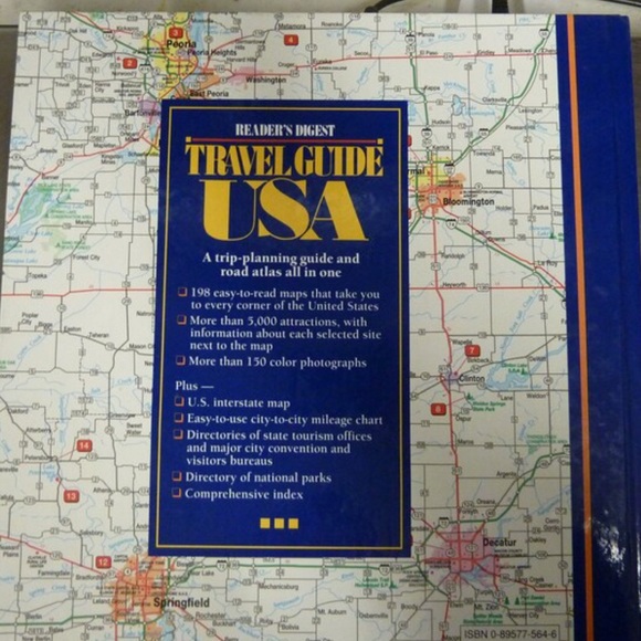 Reader's Digest Hardcover Travel Guide USA Maps Road Trip Destinations 432 pgs - Picture 2 of 7